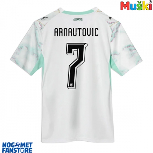 Austrija Marko Arnautovic #7 Gostujuci Dres SP 2026 Kratak Rukav